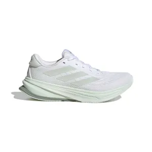 Women's Supernova Rise 2 Running Shoe - Wonder White/Crystal Jade/Silver Green - Regular (B) Flexible Traction Grip