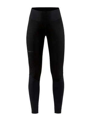 Women??s ADV SubZ Running Wind Tights 2 (Black) warm fleece