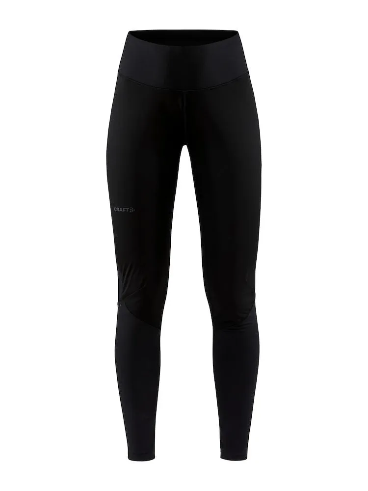 Women??s ADV SubZ Running Wind Tights 2 (Black) pack light