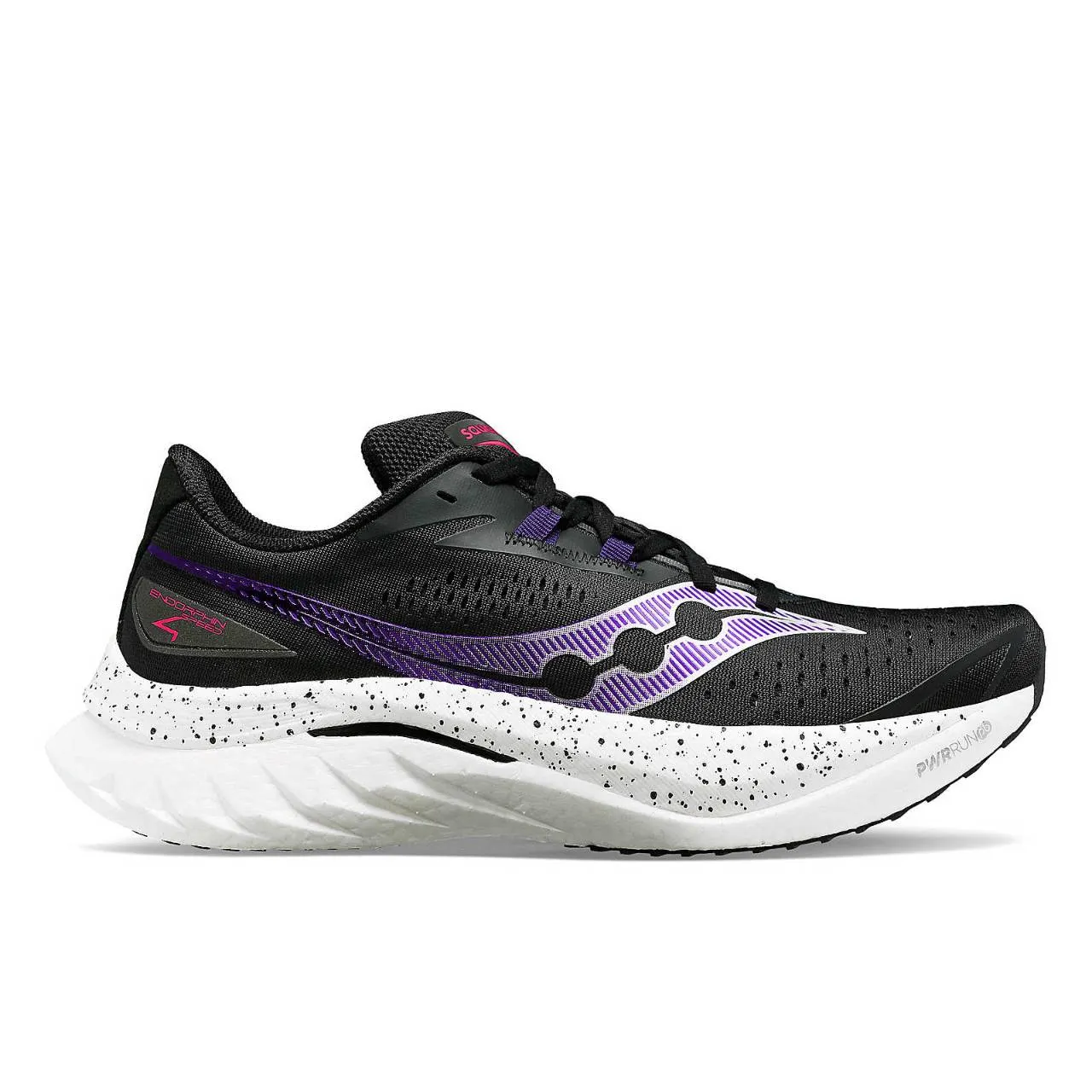 Saucony Endorphin Speed 4 (Womens) - Black men's shoes shock - absorbing inserts