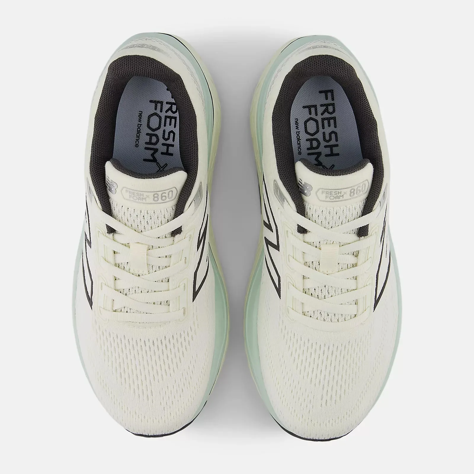 endurance building running shoe progress Low Top Design Women's 860v14 Running Shoes Sea Salt / Angora / Clay Ash