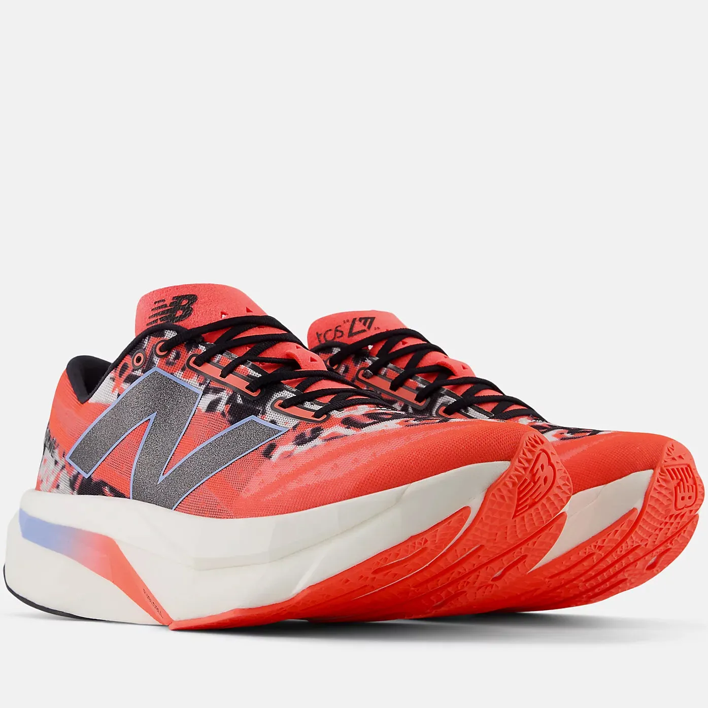 Women's London Marathon FuelCell SuperComp Elite v4 Running Shoe Urgent Red / White / Black Dot