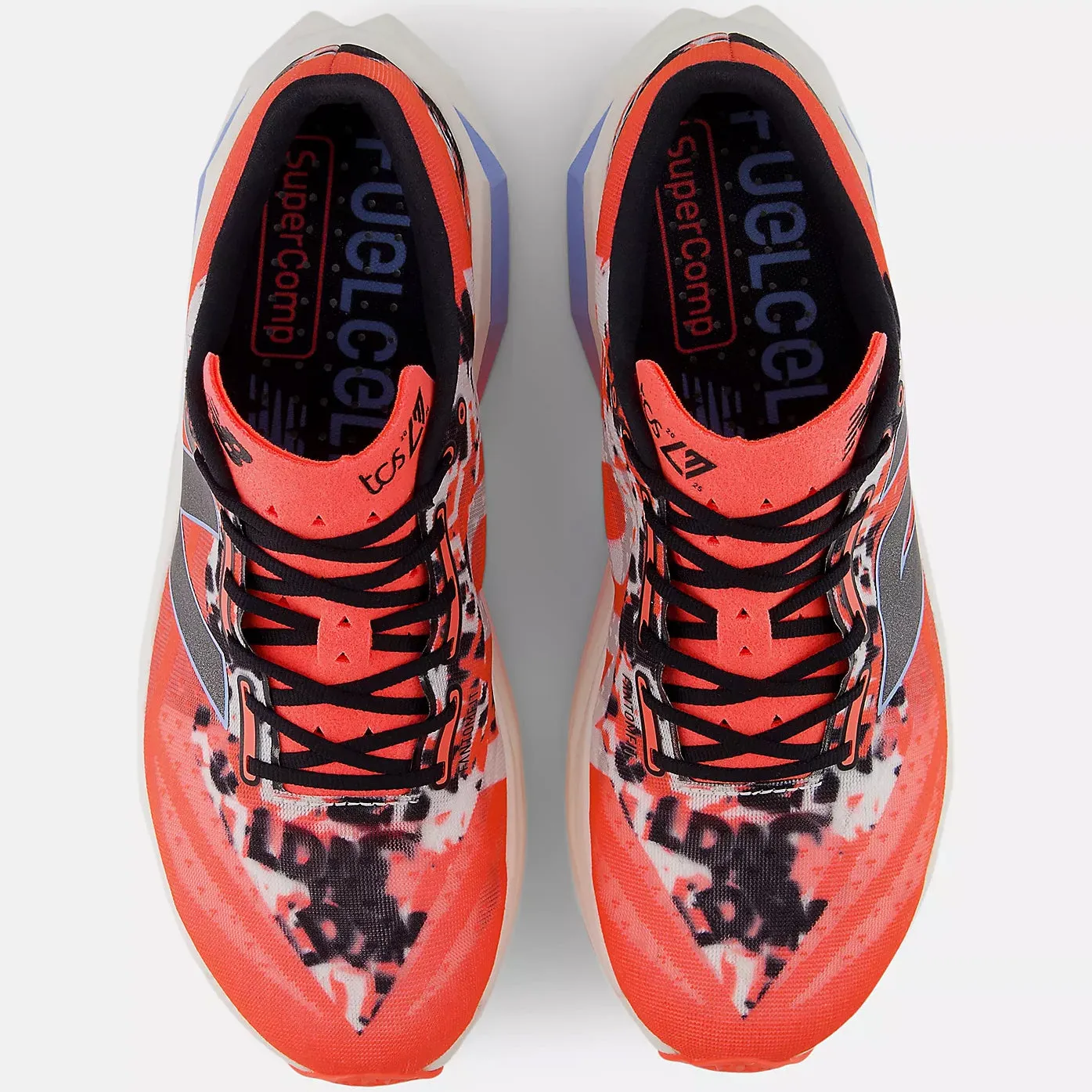 Women's London Marathon FuelCell SuperComp Elite v4 Running Shoe Urgent Red / White / Black Torsion Guide