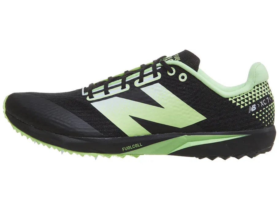 basketball - court running shoes New Balance | FuelCell XC7 v5 | Unisex | Black/Mint Flash/White