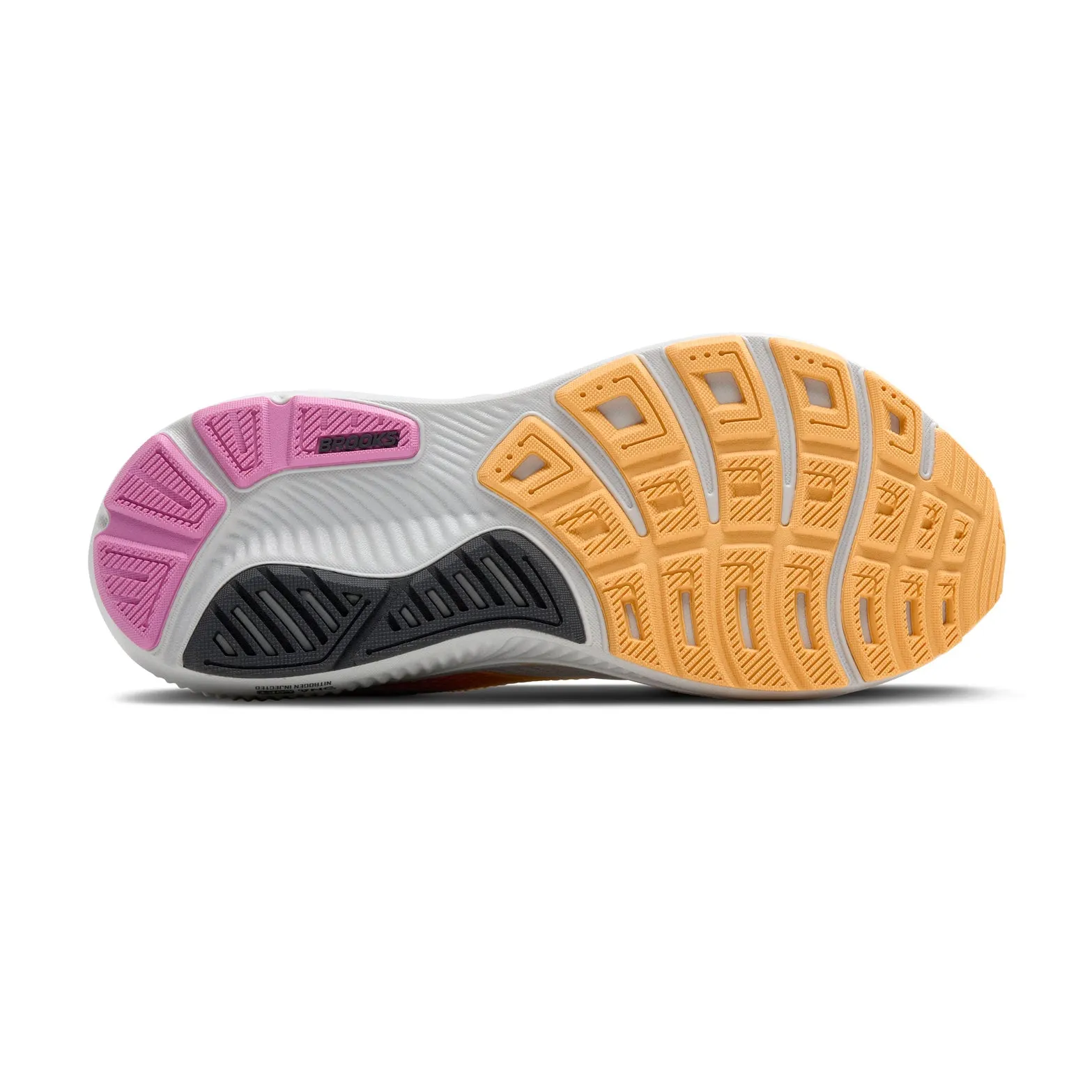 Women's Ghost 17 Running Shoes Oyster / Apricot / Pink traditional running shoes