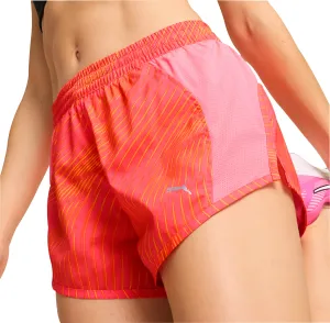Chill Vibes Fit Quick Drying Puma Favourite Velocity 3 Inch Womens Running Shorts - Pink