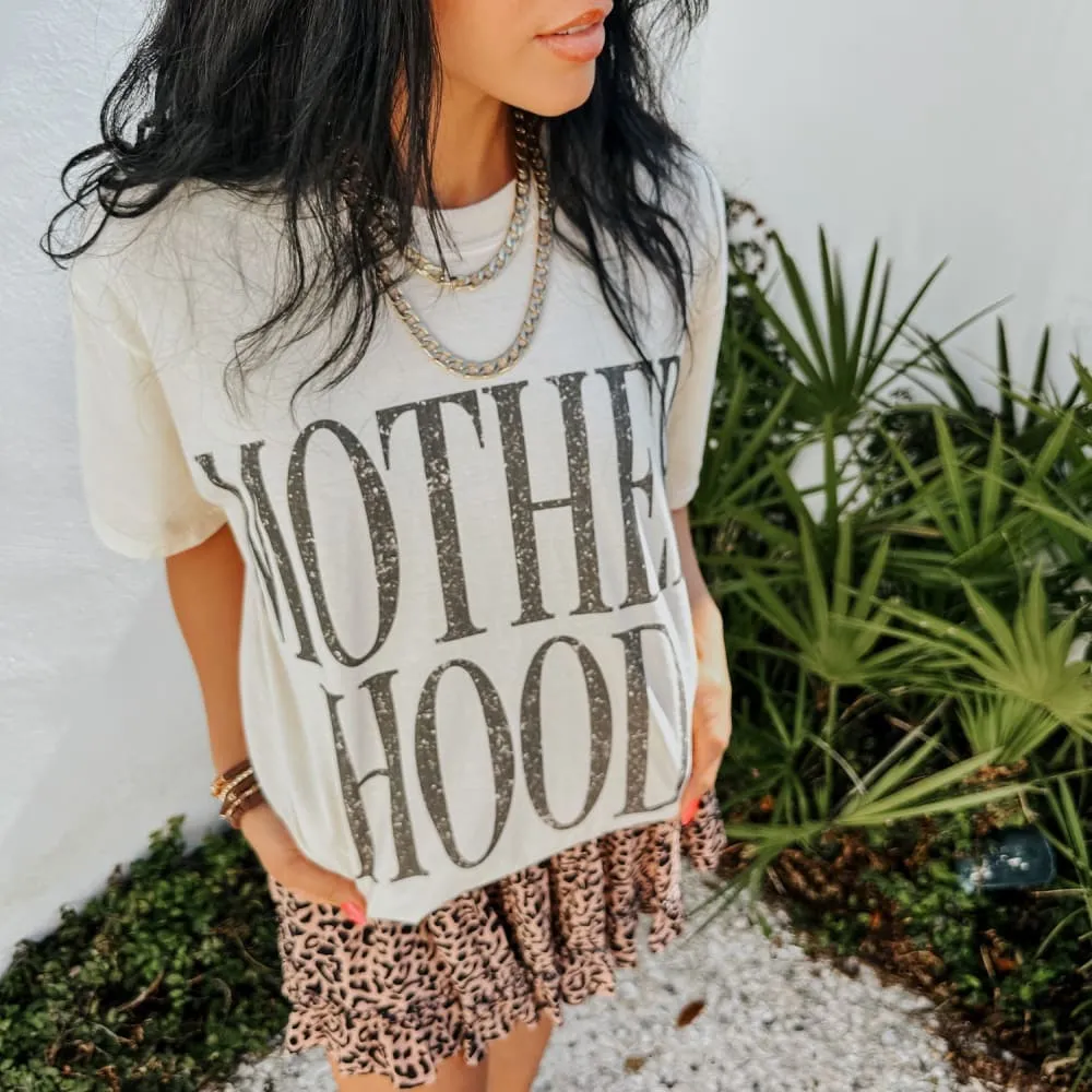 Chic Style Trend Lightweight Fabric Bold Motherhood - Ivory Tee