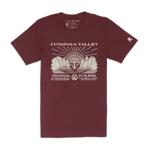 Cuyahoga Valley National Park / CVNP Bridge - Mens/Unisex Crew T-Shirt Stain Resistant
