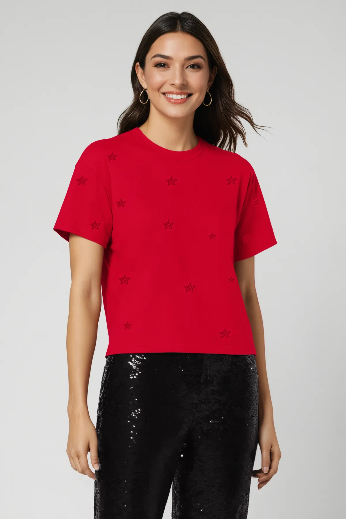 Starry Jamie Tee Subtle Logo Placement