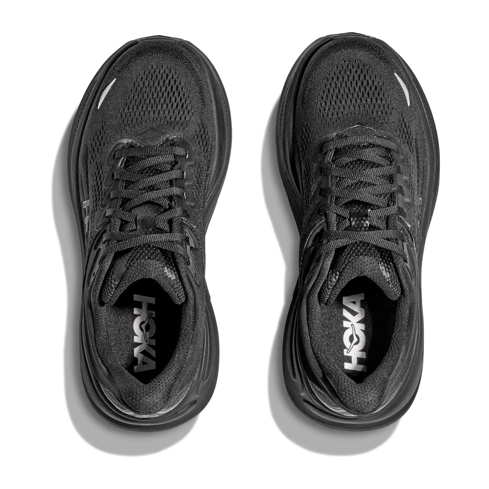 modular shoes Women's Bondi 9 Wide Fit Running Shoes Black / Black