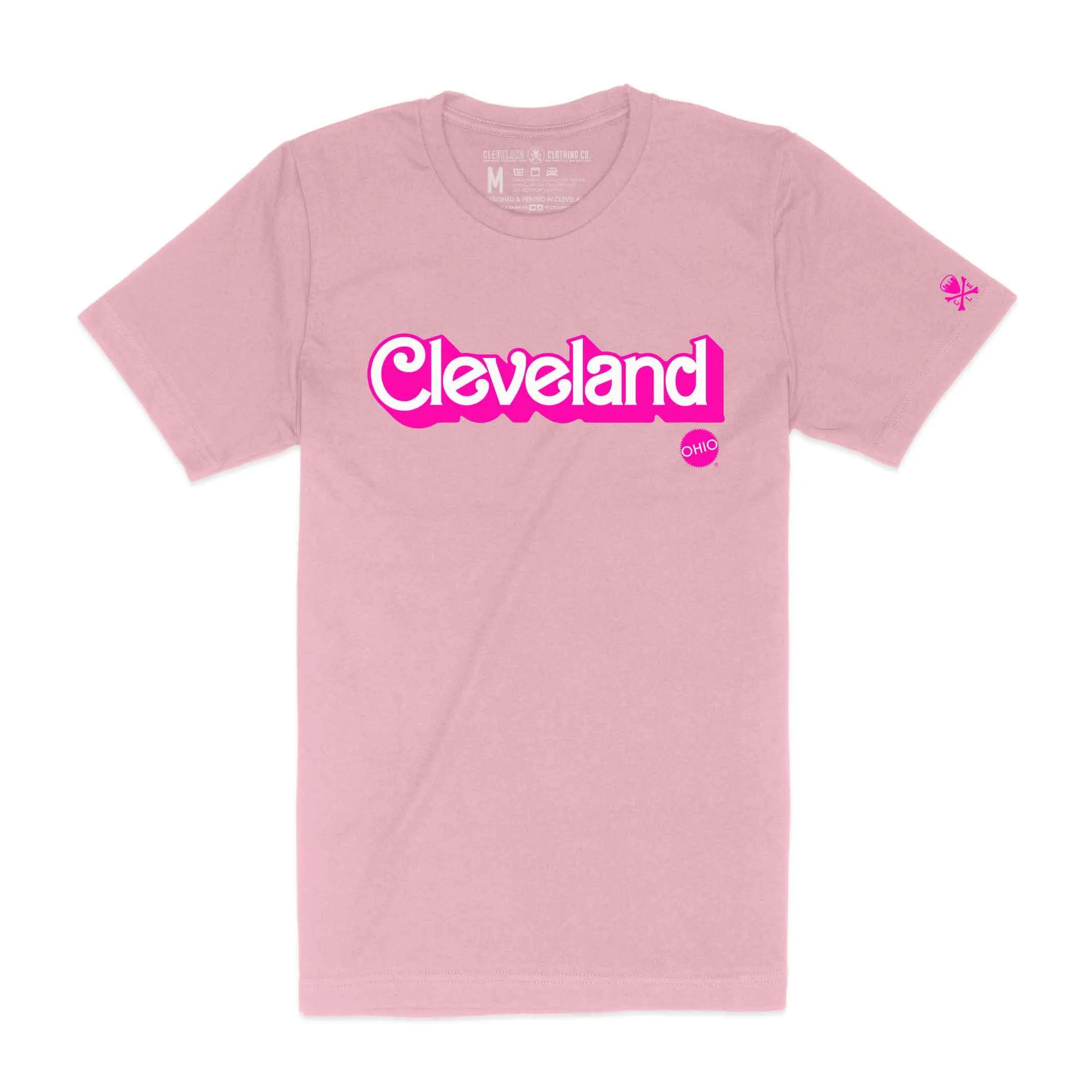 Malibu Cleveland - Mens/Unisex Crew T-Shirt Neutral Color