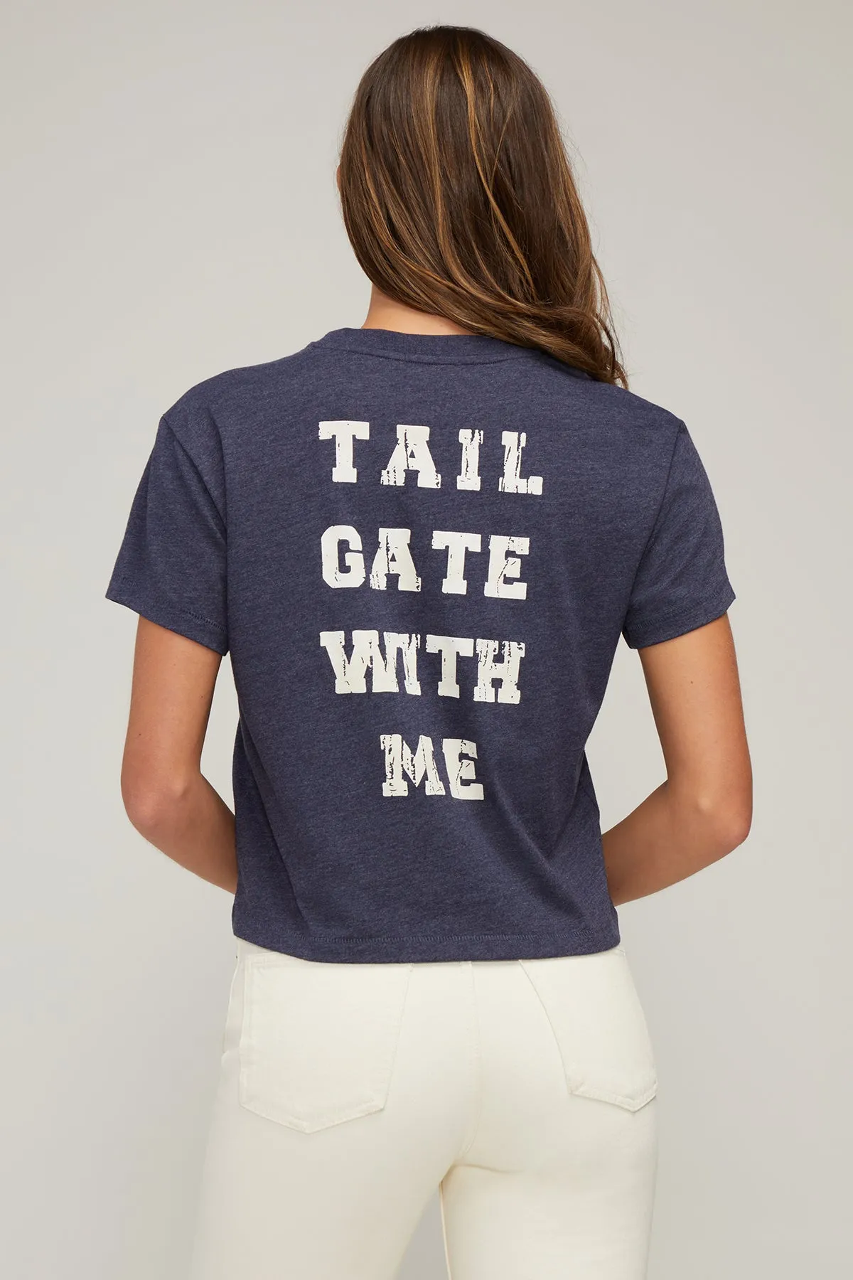 Tailgate With Me Jamie Tee | Heather Peacoat Versatile Comfort Style Modern Layering