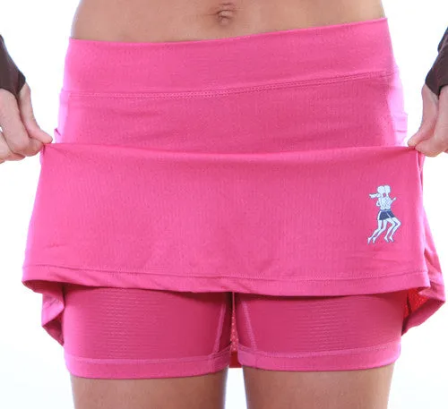 City Mood Fuchsia Ultra Swift Athletic Skirt