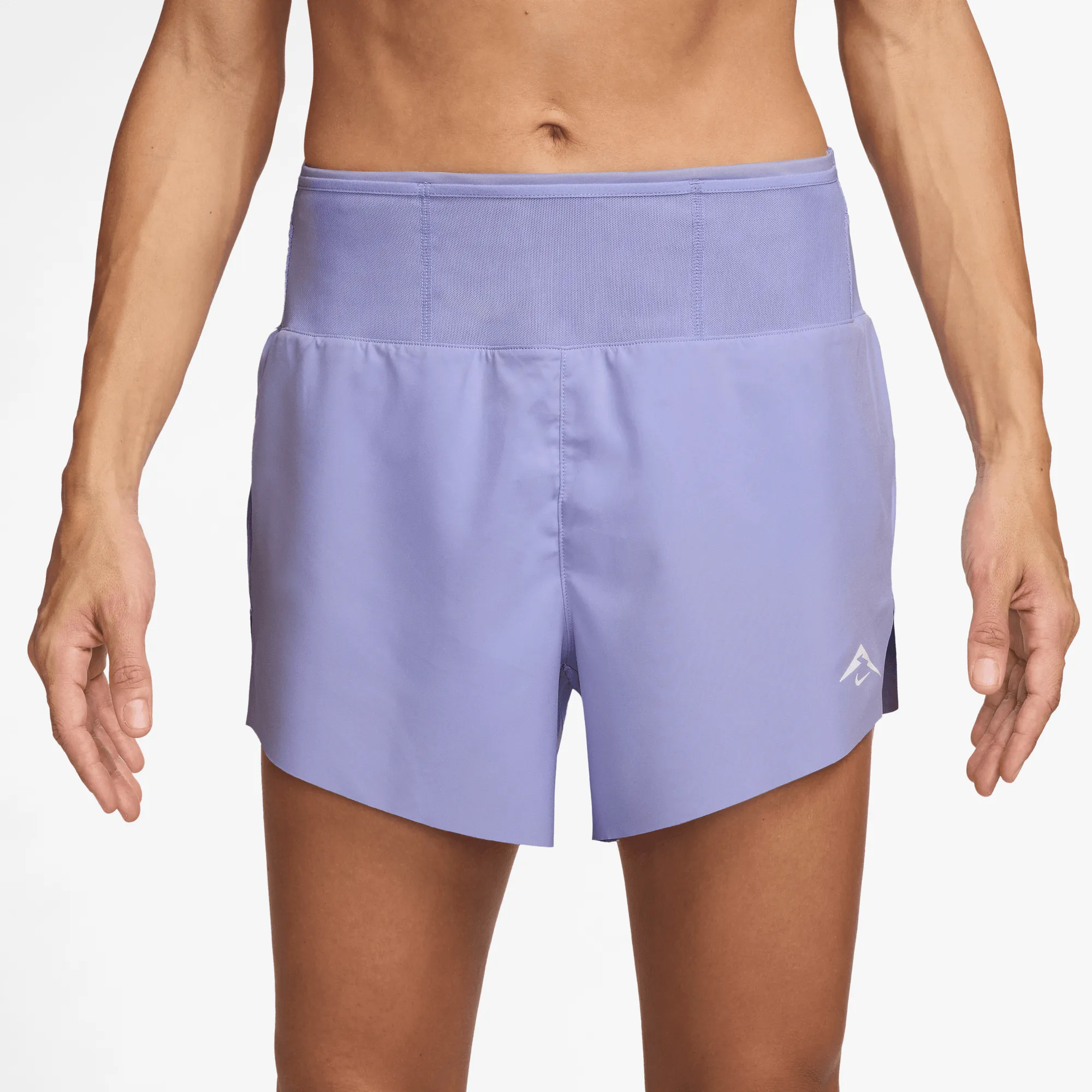 Women's Trail Dri-FIT Brief-Lined Running Shorts (533 - Lilac Ice/Summit White) ElasticFree Cuffs