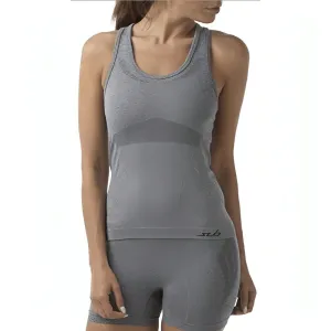 Athletic Performance Fit Future - proof Sub Sports SubAir Seamless Womens Vest Tank Top - Grey