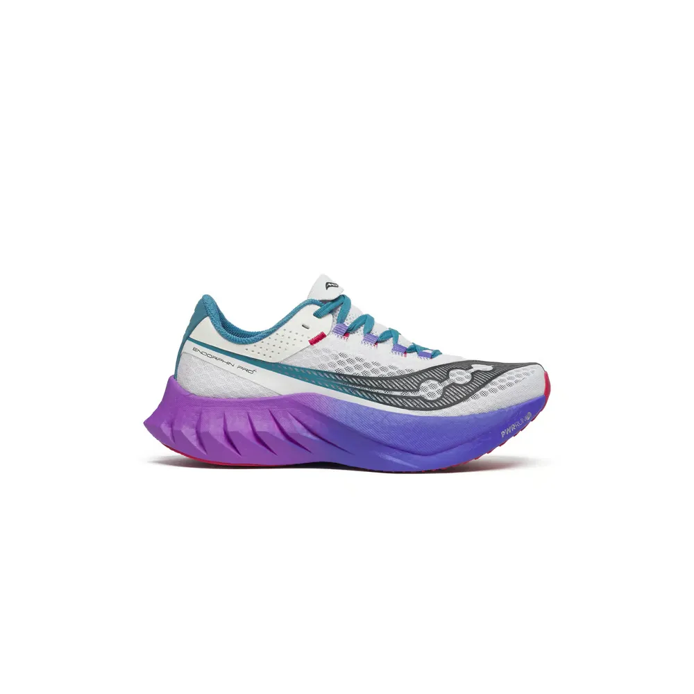 ethically - produced Track Training Saucony Endorphin Pro 4 (Women's) - White/Shadow