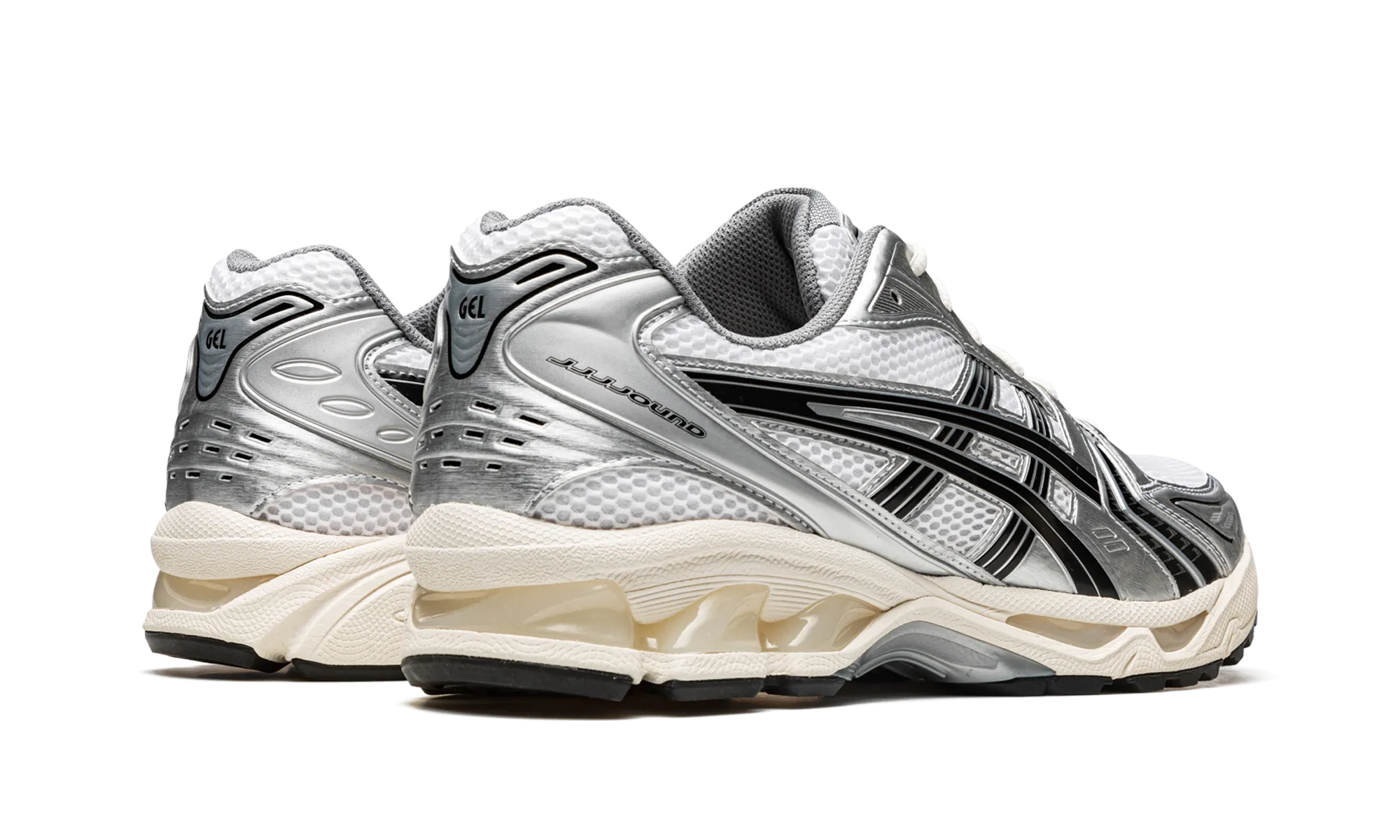 Concert Style Current Step GEL-Kayano 14 "JJJJound - Silver/Black"