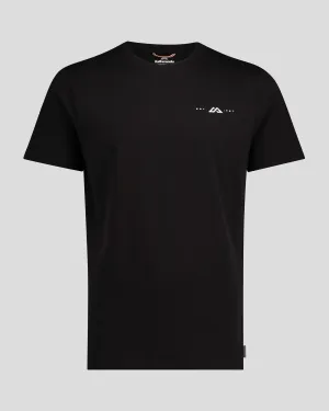 Men's Mountain Rays Organic Cotton T-shirt - Black School spirit