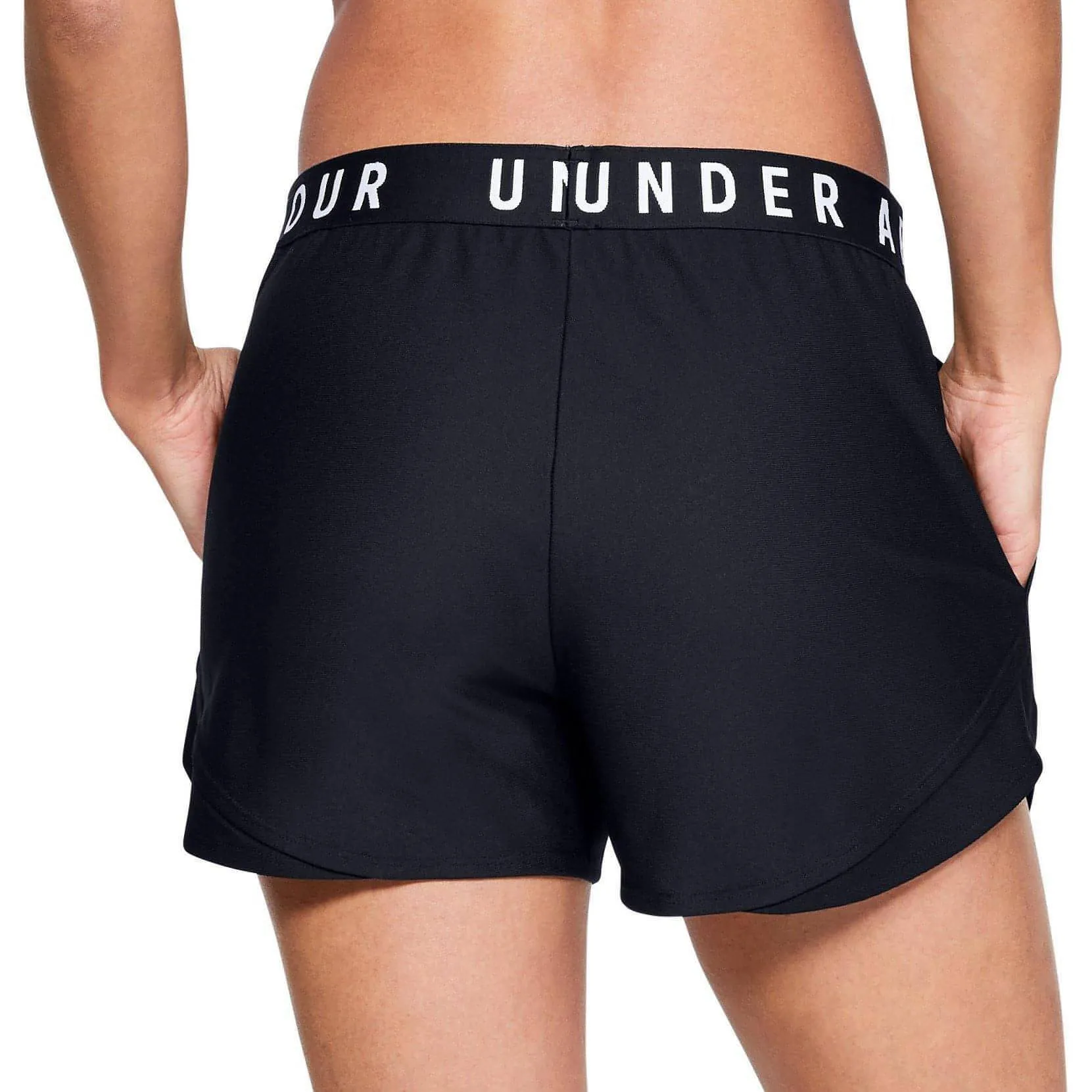 Under Armour Play Up 3.0 Womens Running Shorts - Black Airflow channels Athletic Vibe