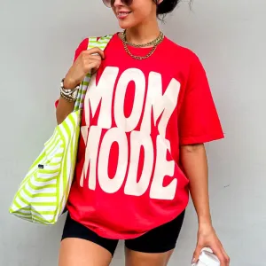 Bold Mom Mode Tee Breathable Performance Fit