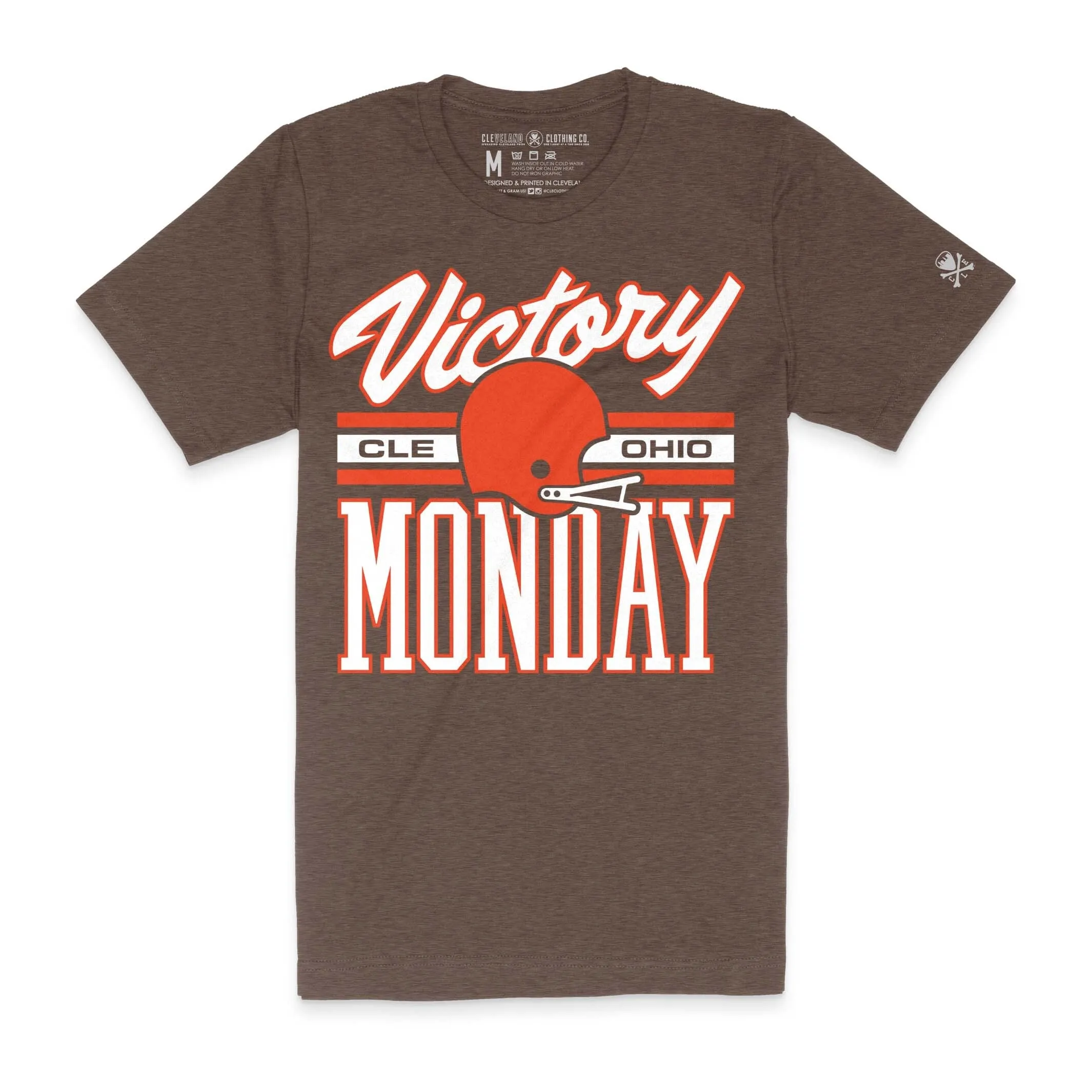 Victory Monday - Mens/Unisex Crew T-shirt Bold Statement Active Layer Fit