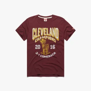 Cleveland Champions 2016 3-1 Comeback Temperature Control Fabric Stylish
