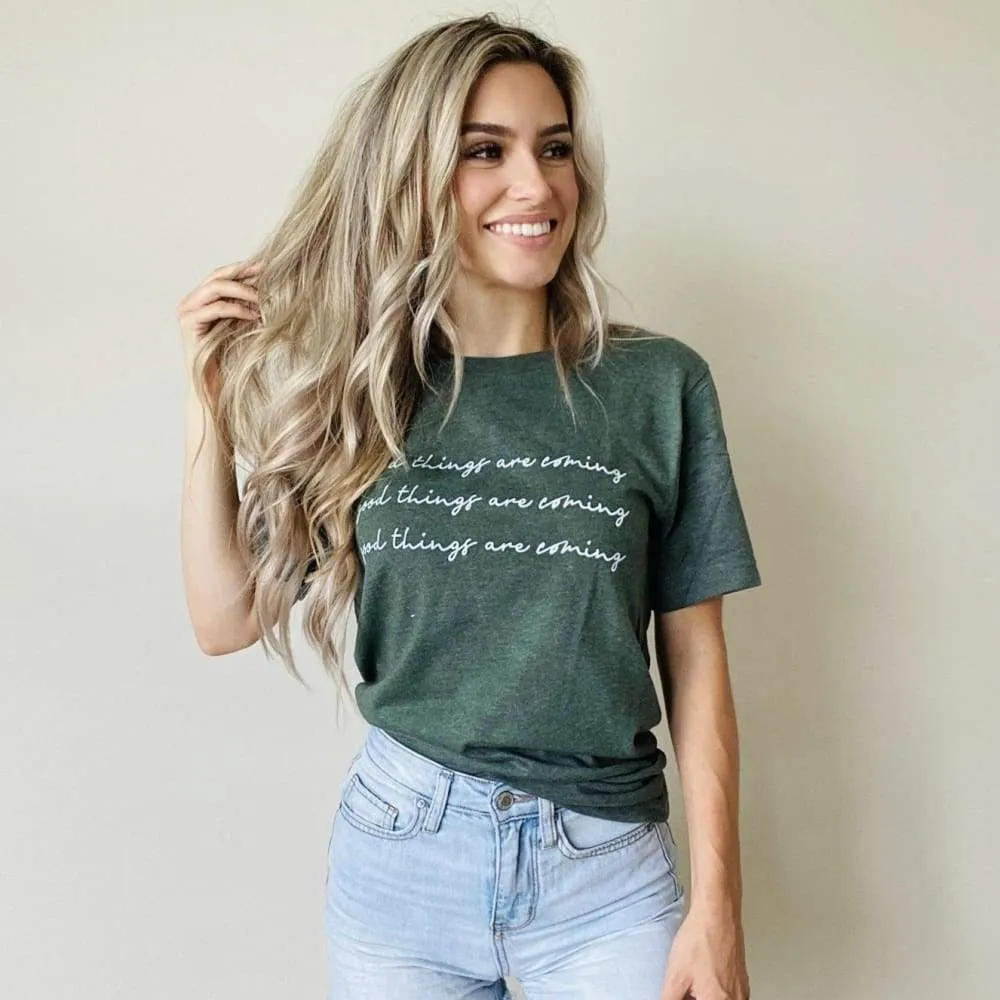 Good Things Tee All-Day Wear High Density Weave