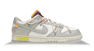 Dunk Low Off-White "The 50" Lot 24 Slip Control Calm Move
