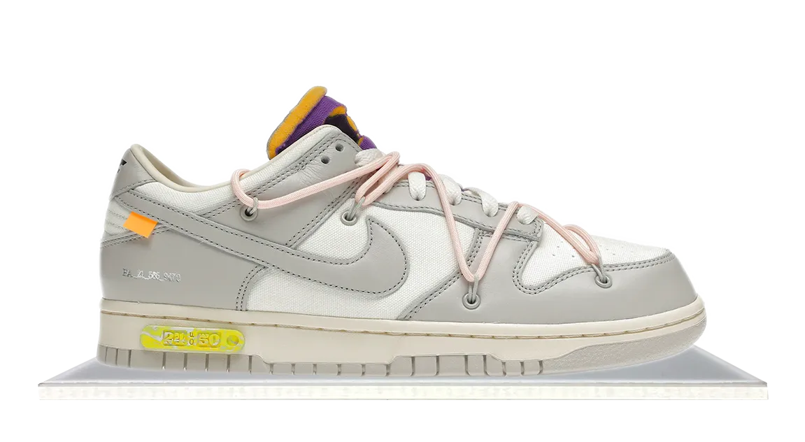 Dunk Low Off-White "The 50" Lot 24 Smooth Wear Light Fit