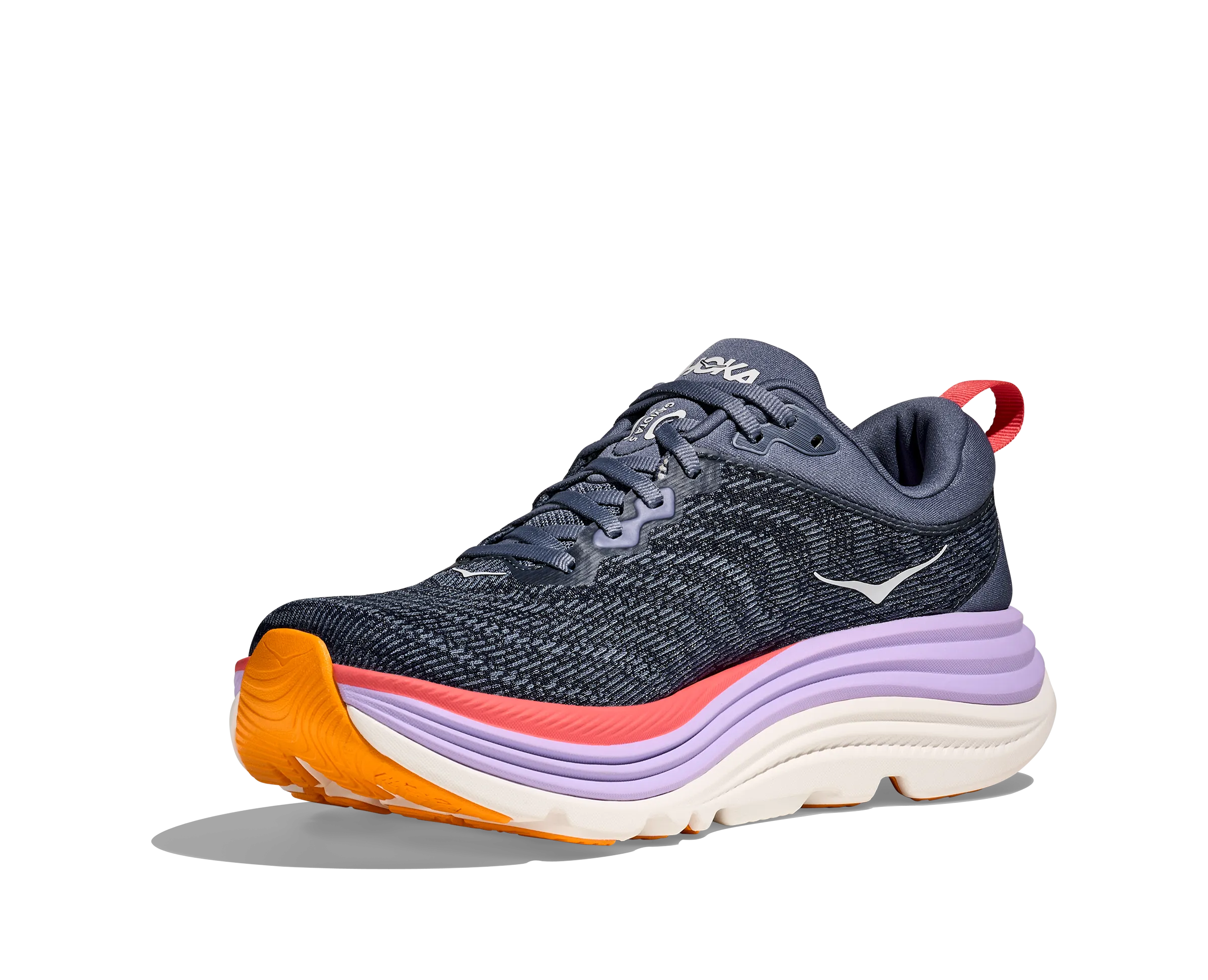 Women's Gaviota 5 Running Shoe - Anchor/Grapefruit - Regular (B) Casual