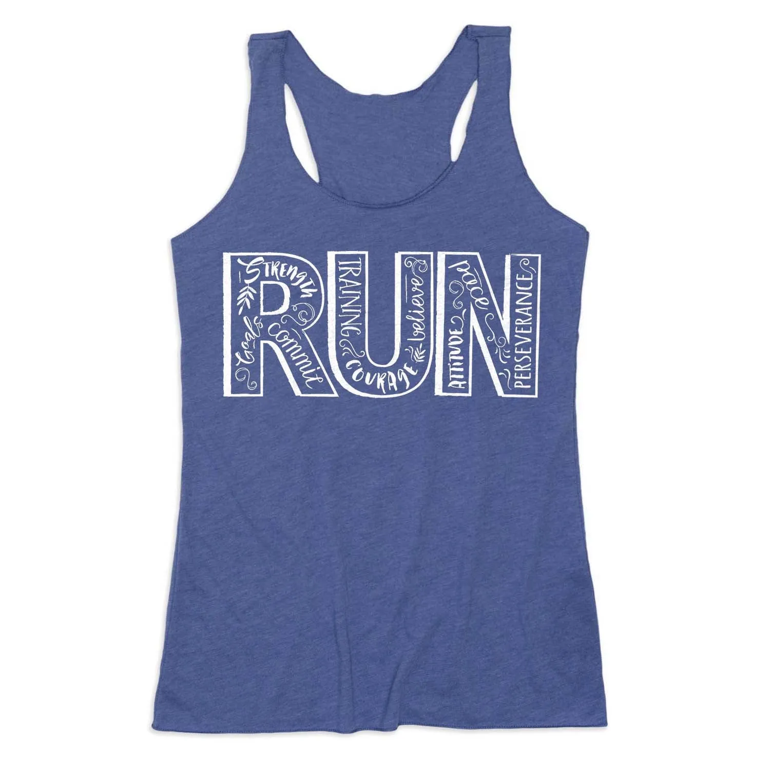 Layered Panel Design Women's Everyday Tank Top - Run With Inspiration