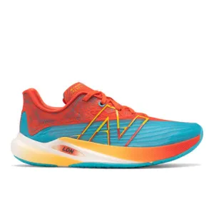 forefoot daily wear sports shoes New Balance London Edition FuelCell Rebel v2 (Women's) - Ghost Pepper