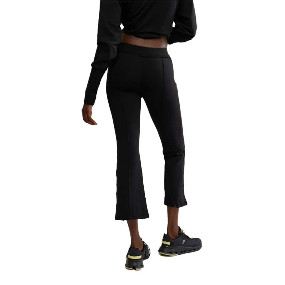 Women's Tryouts Cropped Flare - Black Anti Static Material