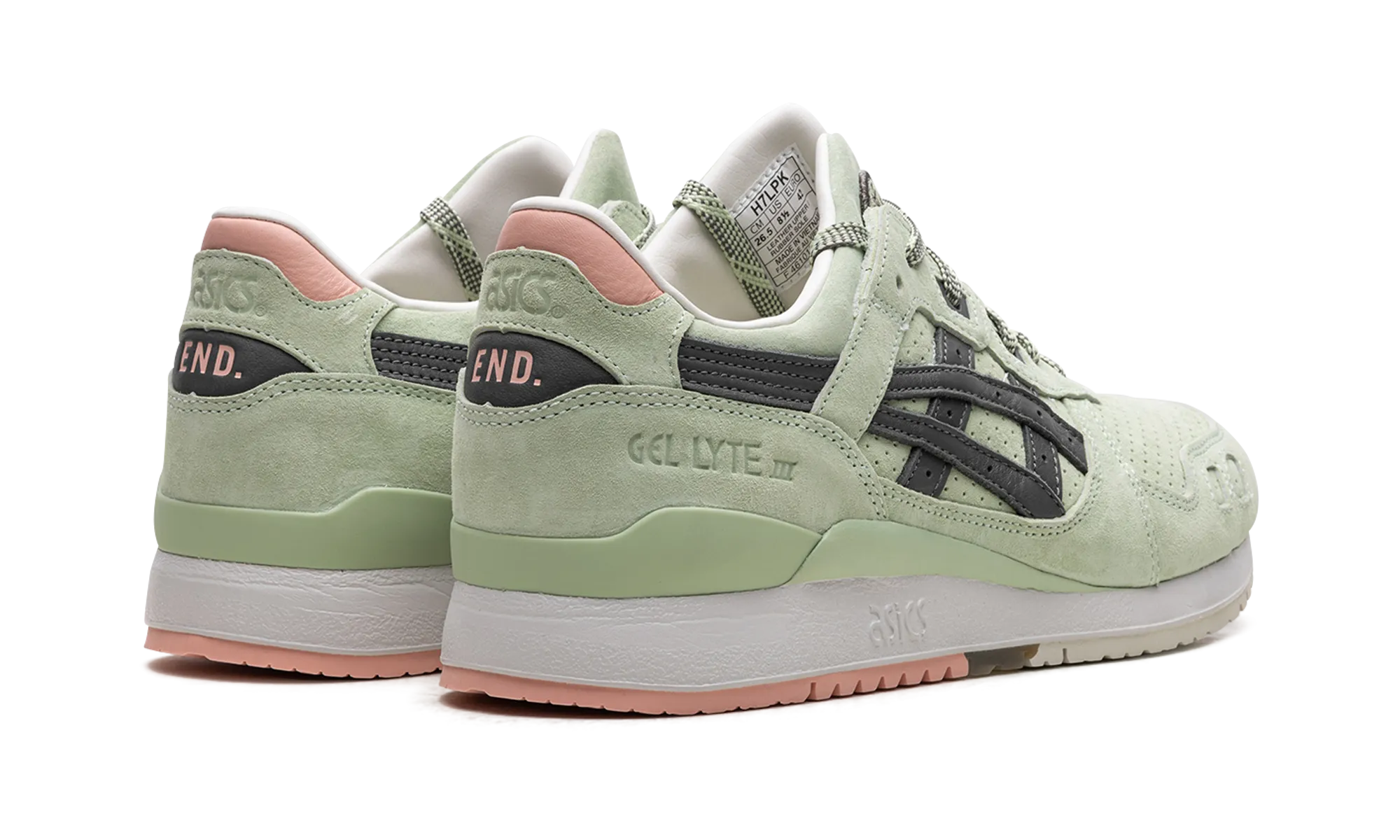 Gel Lyte III "Asics x End "Wasabi" Special Box" Abrasion Resistant Edging