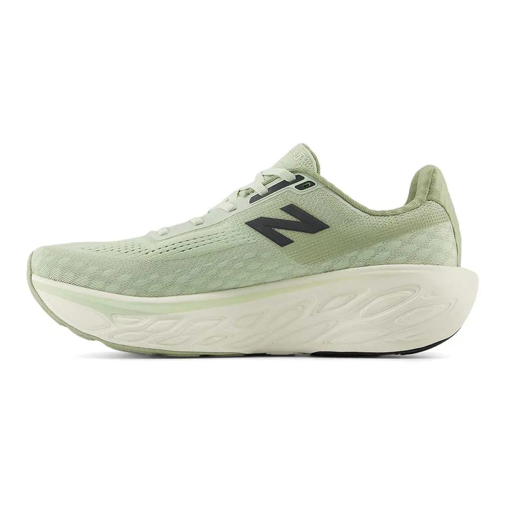 Women's Fresh Foam X 1080 v14 Running Shoe - Natural Mint/Magnet - Wide (D) Midfoot Chassis Support mid - range quality shoes