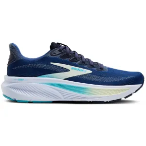 Abrasion Resistant Collar Women's Ghost 17 Wide Fit Running Shoes Navy / Green / Turquoise