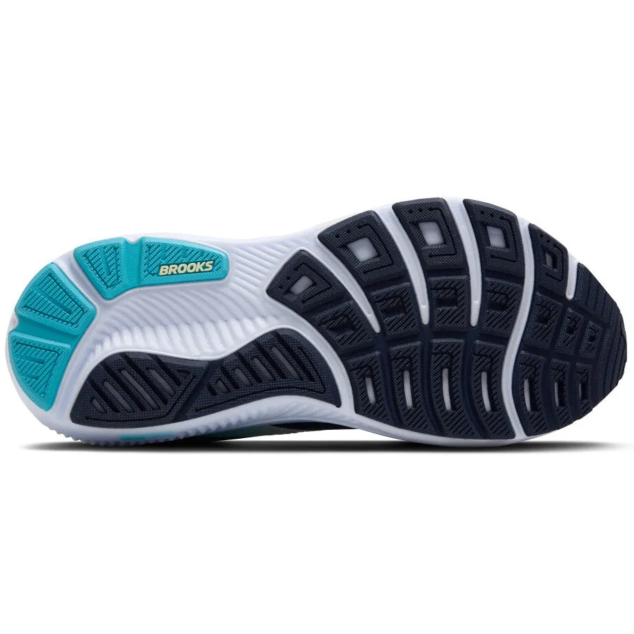Ventilation Channel Padding classic - brand shoes Women's Ghost 17 Wide Fit Running Shoes Navy / Green / Turquoise