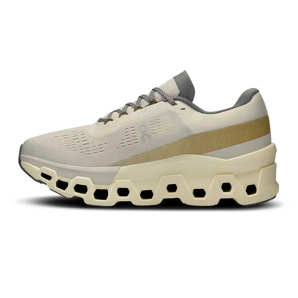 Women's Cloudmonster 2 Running Shoe - Cream/Ice - Regular (B) running for a connection with nature