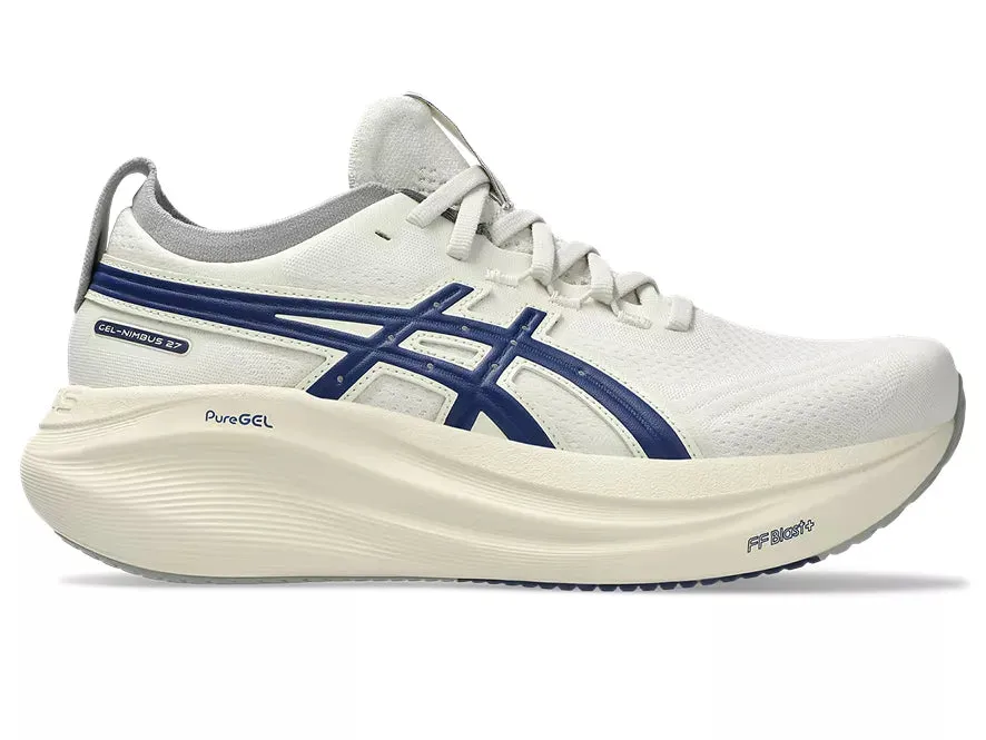 foldable downhill running shoes Asics | Gel-Nimbus 27 | Women's | Birch/Indigo Blue