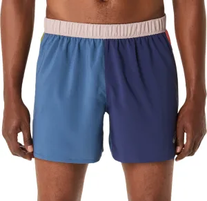 Machine-washable Asics Shikisai 5 Inch Mens Running Shorts - Blue