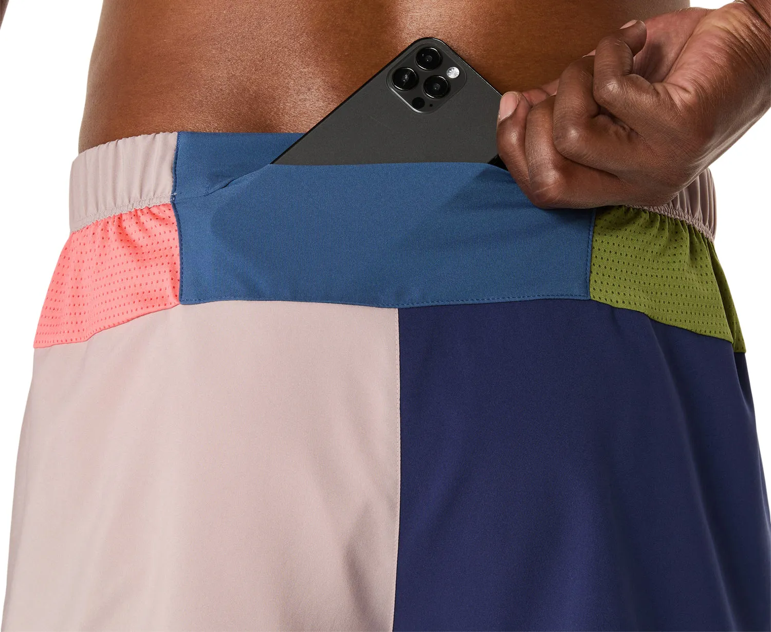 Asics Shikisai 5 Inch Mens Running Shorts - Blue Breezy Comfort