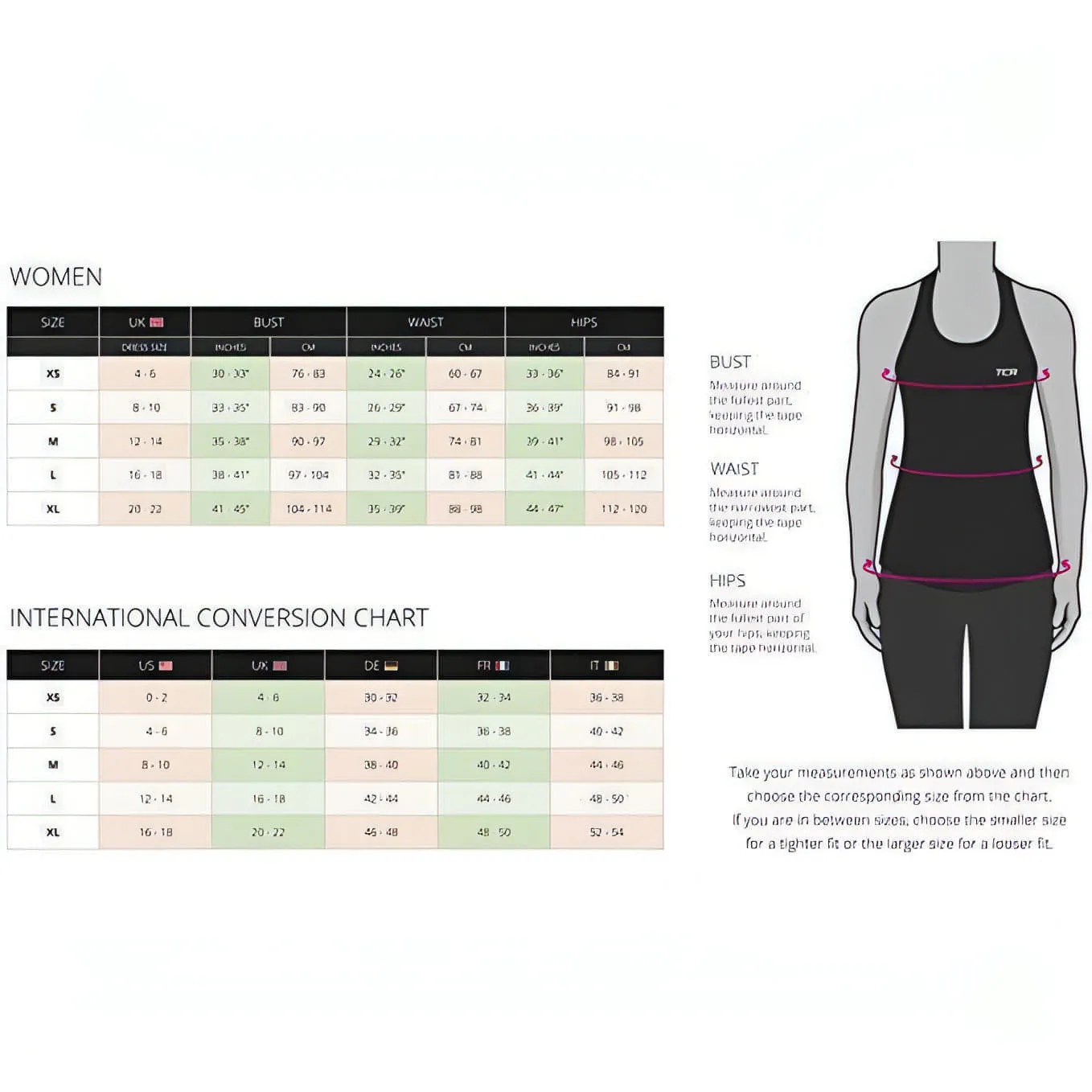 TCA Pro Performance Womens Running Vest Tank Top - Black military use