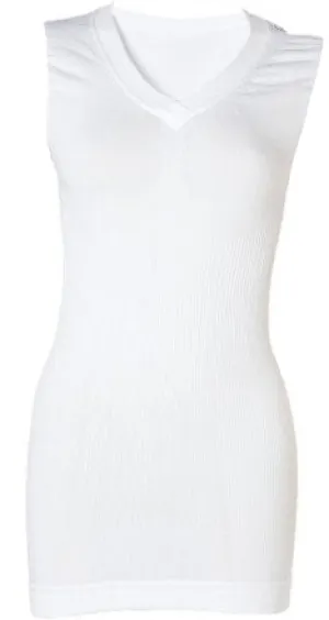 Abrasion Resistant Texture Castelli Calorosa Sleeveless Womens Cycling Base Layer - White