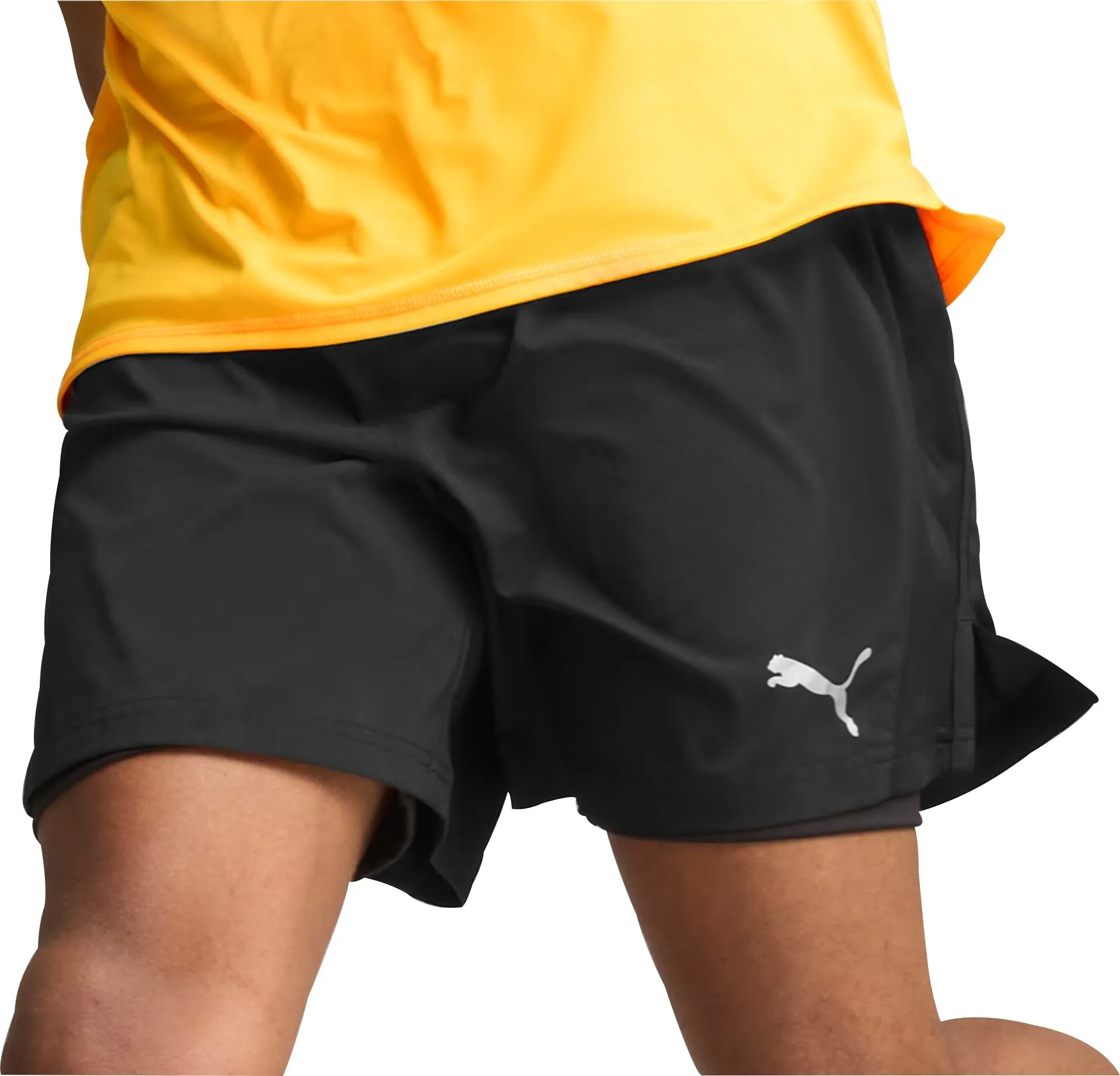 Clean Mood Puma Run Favourite Velocity 2 In 1 Mens Running Shorts - Black