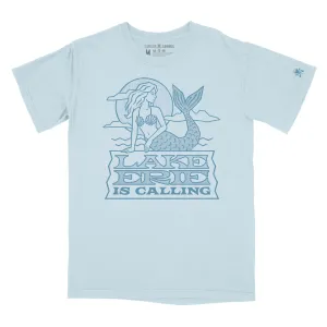 Lake Erie Is Calling - Mens/Unisex Crew T-shirt Lightweight Shirt Modern Layer