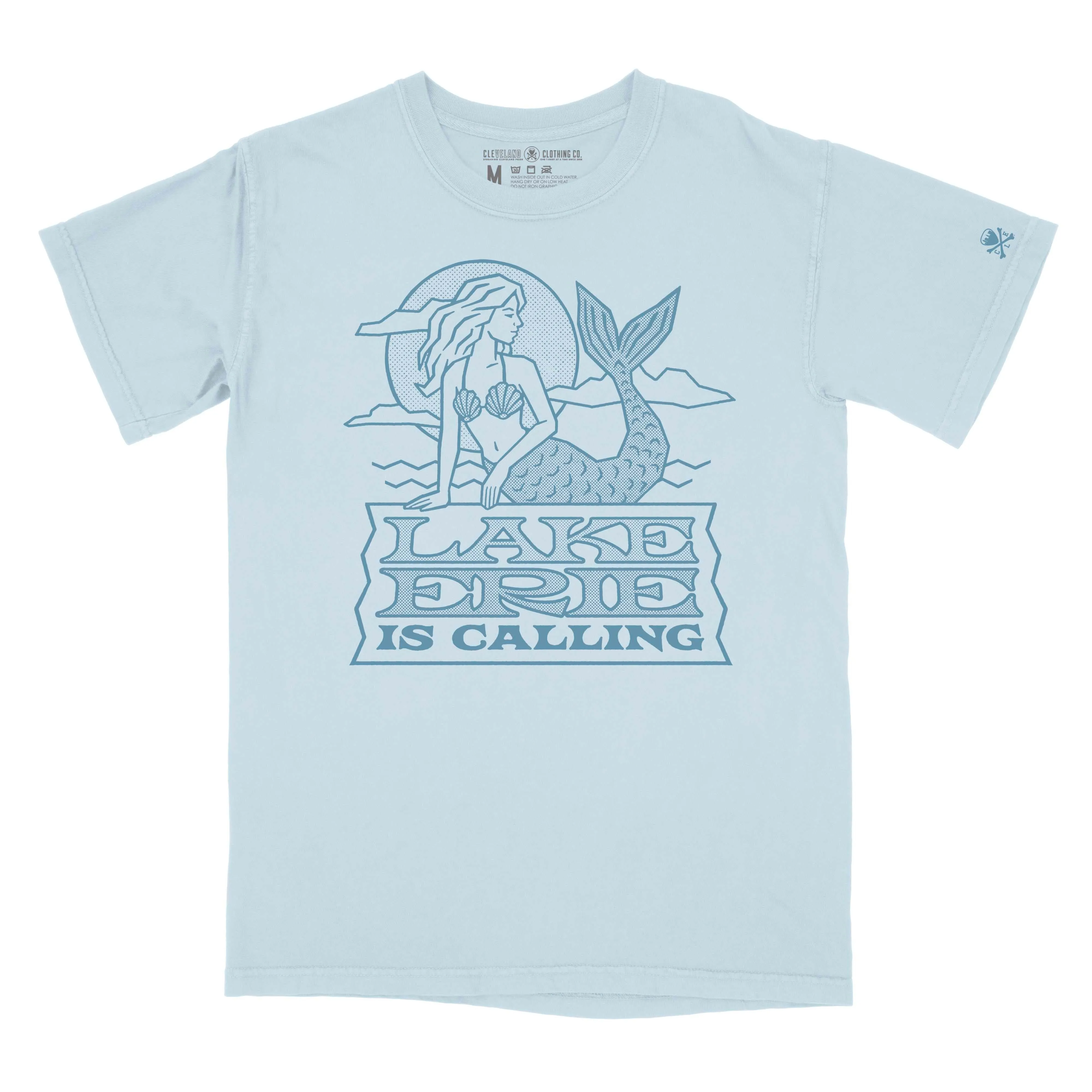 Lake Erie Is Calling - Mens/Unisex Crew T-shirt City Fashion Look