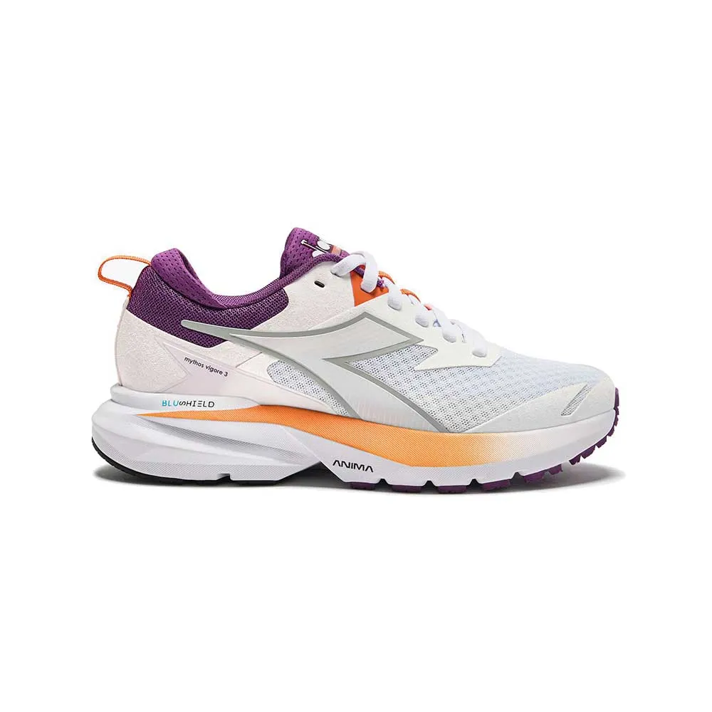 Rocky - trail running running shoes inserts Women's Mythos Blushield Vigore 3 Running Shoe - White/Byzantium/Nectarine - Regular (B)