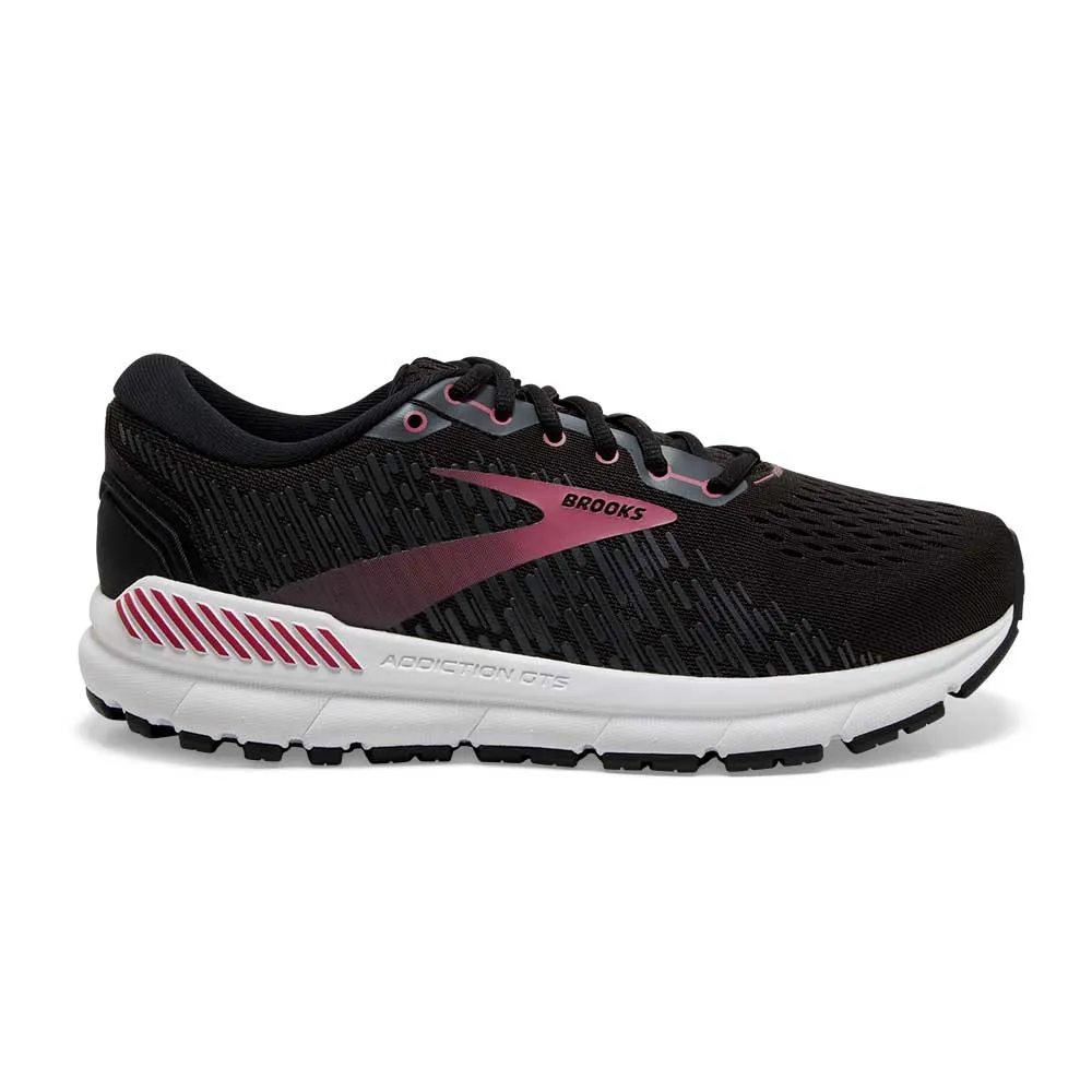Rainy running shield Women's Addiction GTS 15 Running Shoe - Black/Ebony/Mauvewood - Narrow (2A)
