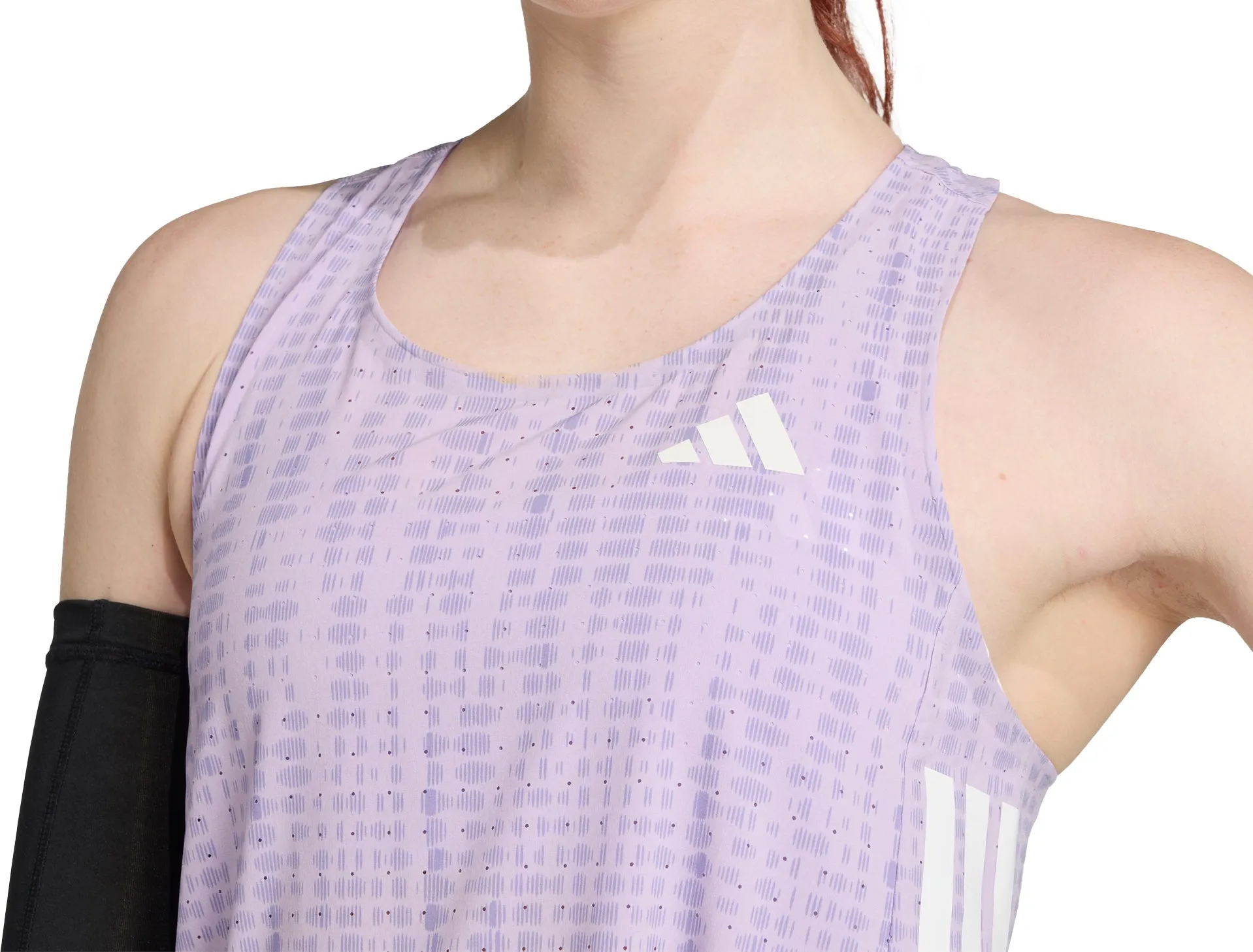 adidas Adizero Womens Running Vest Tank Top - Purple Quick Absorb Material AllDay Comfort