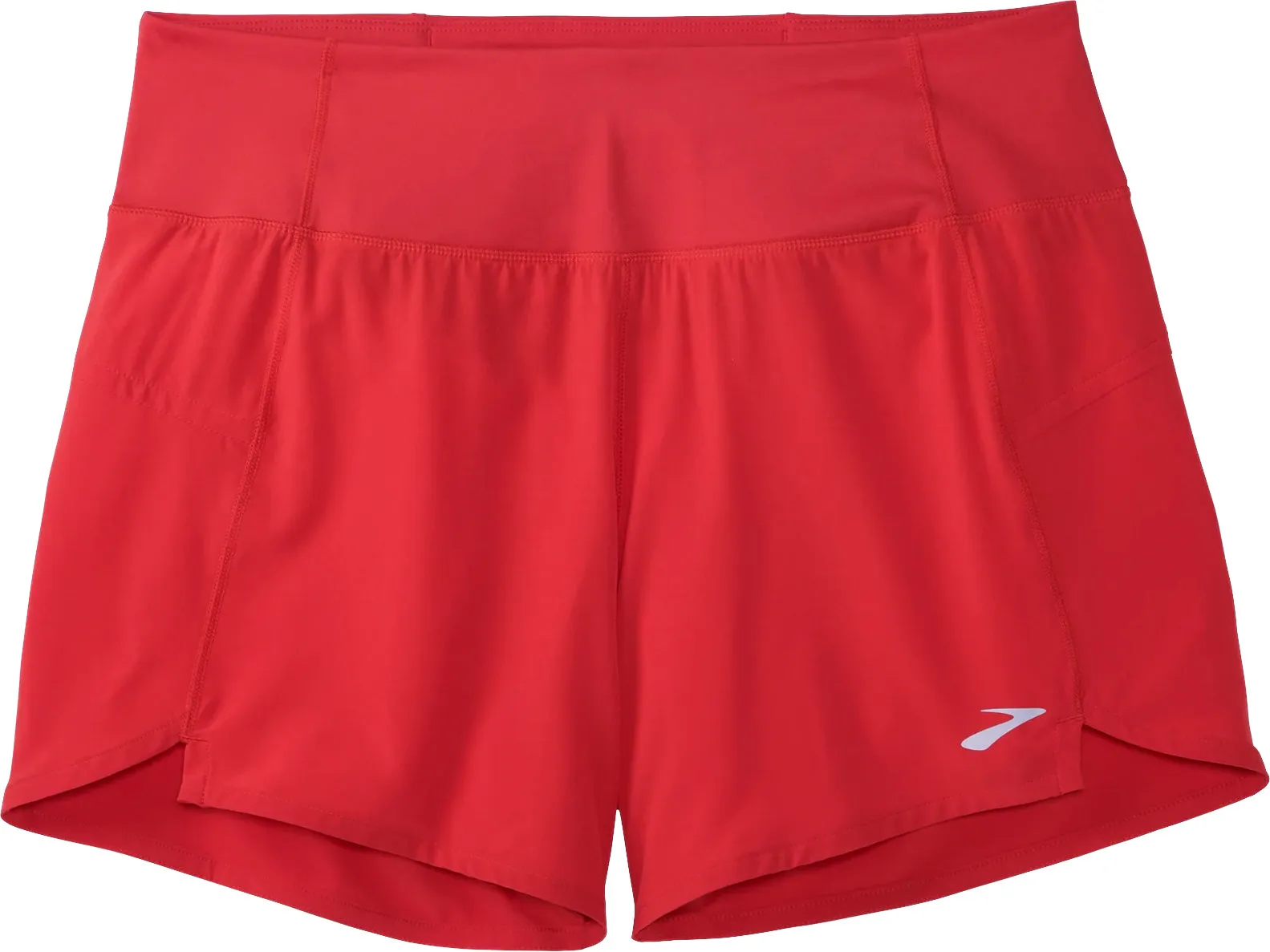 poolside gear Low-waisted Brooks Chaser 5 Inch Womens Running Shorts - Red
